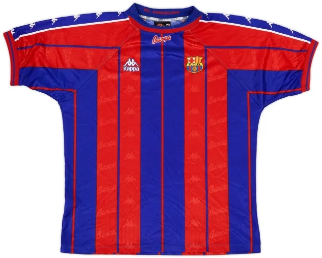 Kappa 1997-98 Barcelona Home Shirt - 8/10 - (XL)