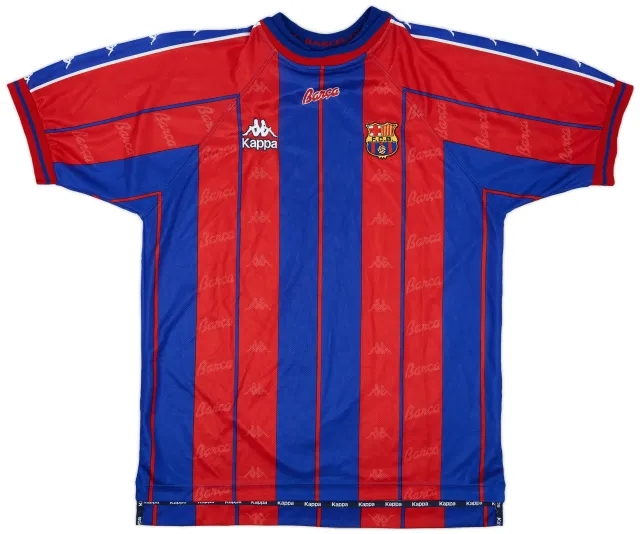 Kappa 1997-98 Barcelona Home Shirt - 9/10 - (XL)
