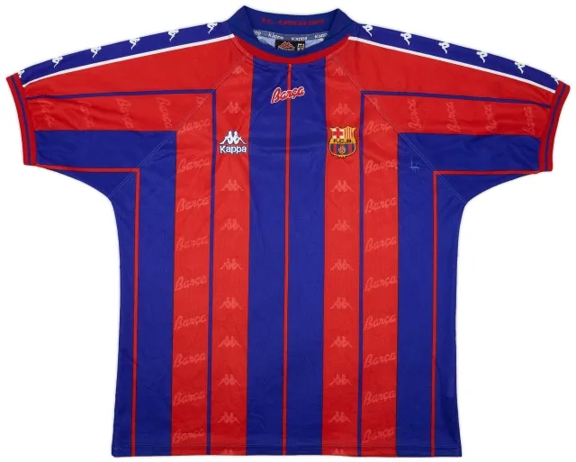 Kappa 1997-98 Barcelona Home Shirt - 8/10 - (XL)