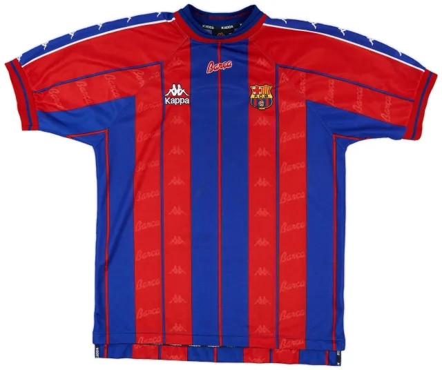 Kappa 1997-98 Barcelona Home Shirt - 8/10 - (XL)