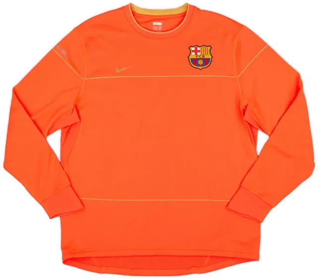2008-09 Barcelona Nike Training L/S Top - 9/10 - (XL)