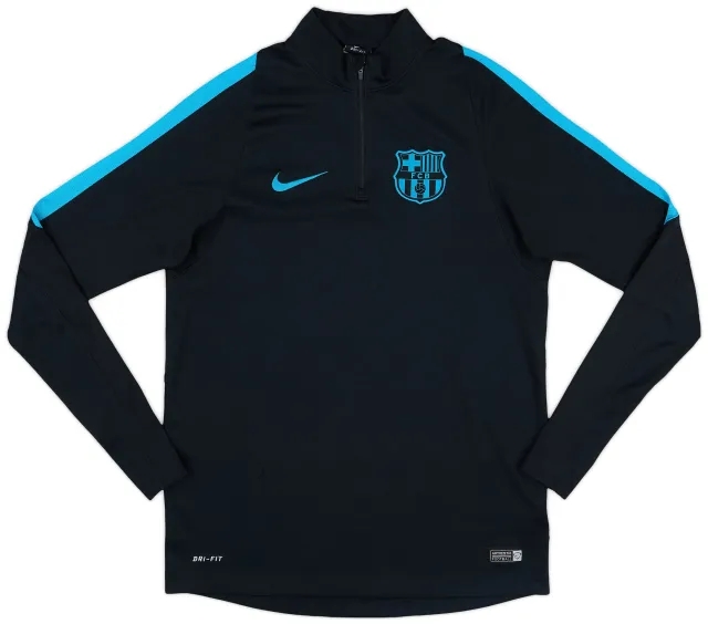 2015-16 Barcelona Nike 1/4 Zip Drill Top - 6/10 - (M)
