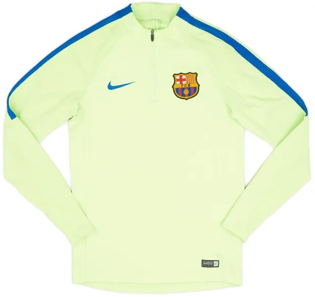 2017-18 Barcelona Nike 1/4 Zip Drill Top - 7/10 - (S)