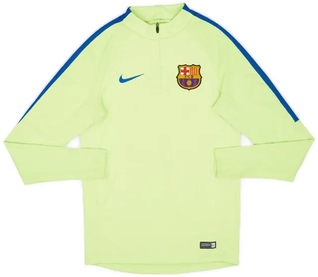 2017-18 Barcelona Nike 1/4 Zip Drill Top - 5/10 - (S)