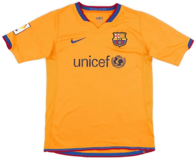 Nike 2007-08 Barcelona Third Shirt - 6/10 - (L.Boys)