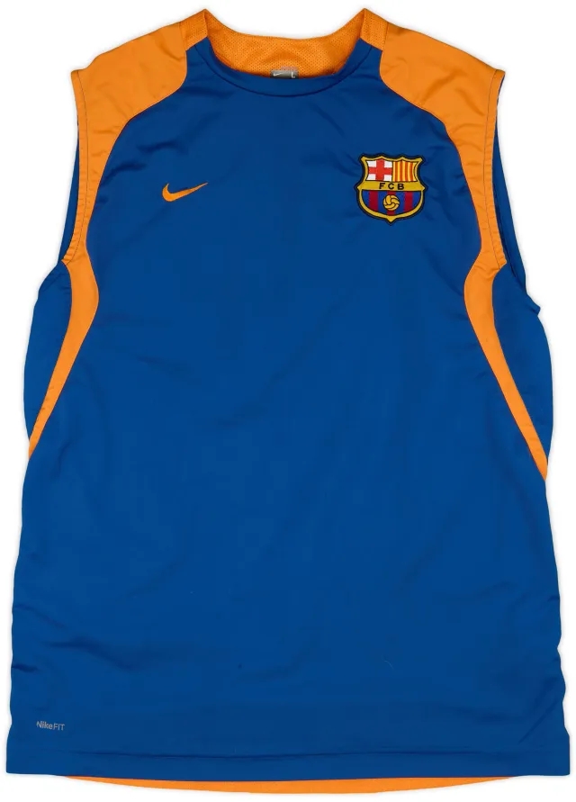 2007-08 Barcelona Nike Training Shirt - 9/10 - (L)