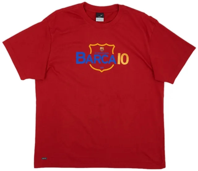 2010-11 Barcelona Nike Graphic Tee - 7/10 - (XL)