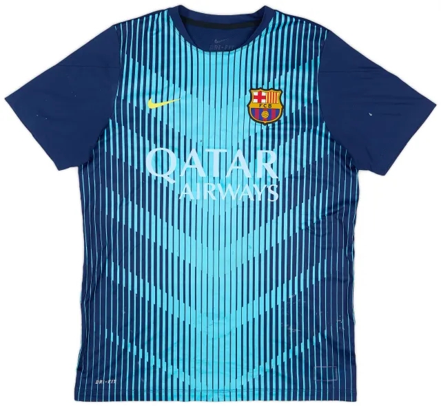 2014-15 Barcelona Nike Pre-match Training Shirt - 6/10 - (L)