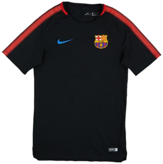 2017-18 Barcelona Nike Training Shirt - 9/10 - (S)