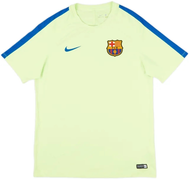 2017-18 Barcelona Nike Training Shirt - 8/10 - (L)