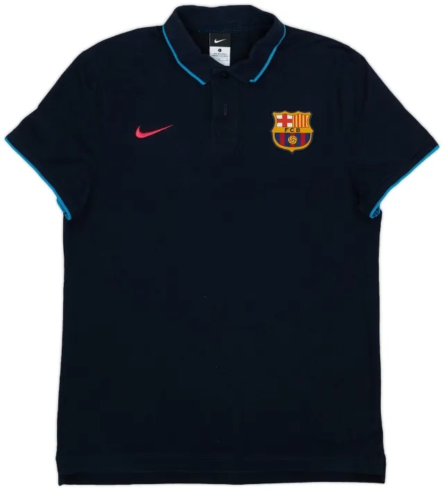2017-18 Barcelona Nike Polo Shirt - 9/10 - (L)
