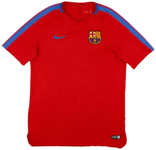 2017-18 Barcelona Nike Training Shirt - 8/10 - (S)