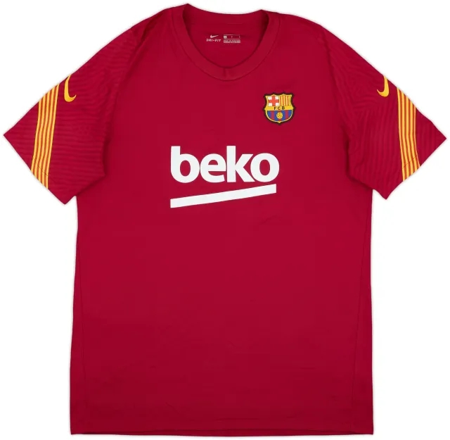 2020-21 Barcelona Nike Training Shirt - 8/10 - (S.Boys)