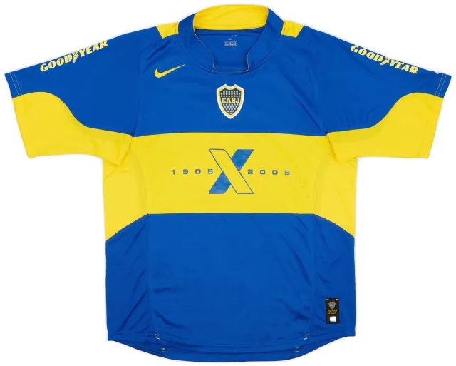 Nike Boca Juniors Mens SS Home Shirt 2005/06