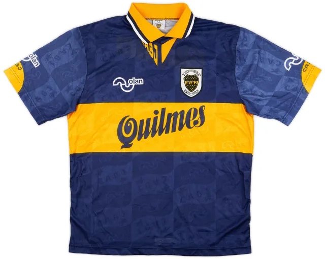 1995-97 Boca Juniors Home Shirt - 9/10 - (L)