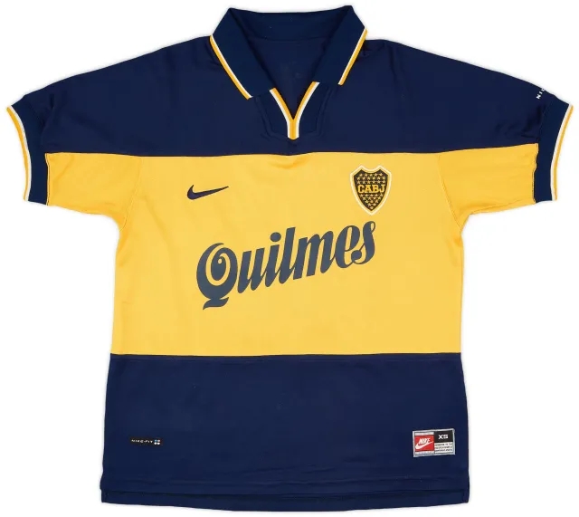 Nike 1998-00 Boca Juniors Home Shirt - 8/10 - (XS)