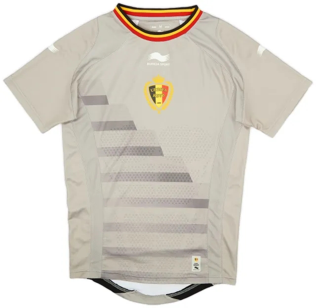 Burrda 2014-15 Belgium Player Issue GK S/S Shirt - 9/10 - (M)
