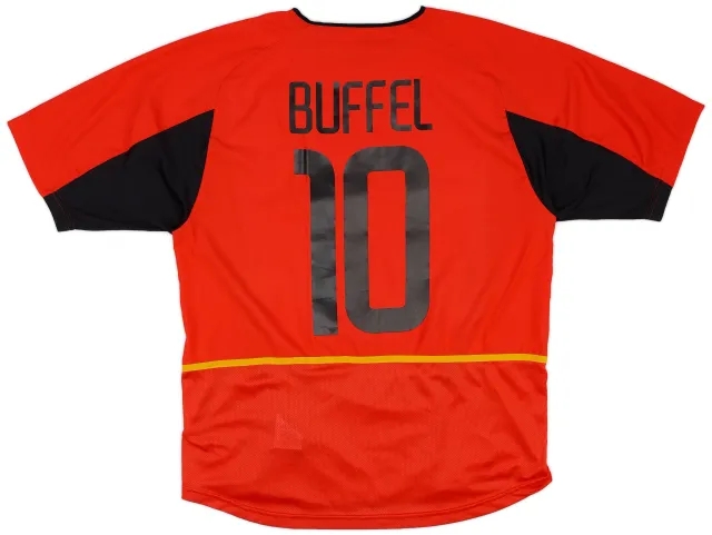 Nike 2002-04 Belgium Home Shirt Buffel #10 - 9/10 - (L)