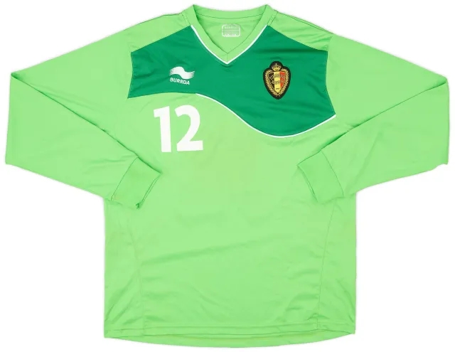 Burrda 2012-14 Belgium GK Shirt #12 - 8/10 - (M)