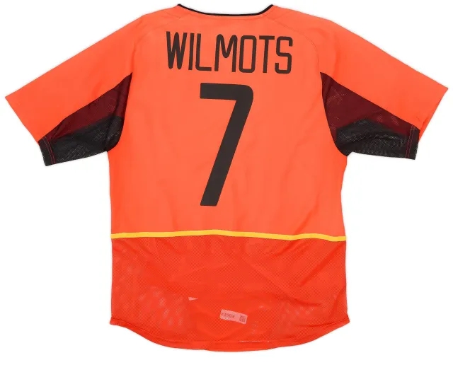 Nike 2002-04 Belgium Authentic Home Shirt Wilmots #7 - 6/10 - (S)
