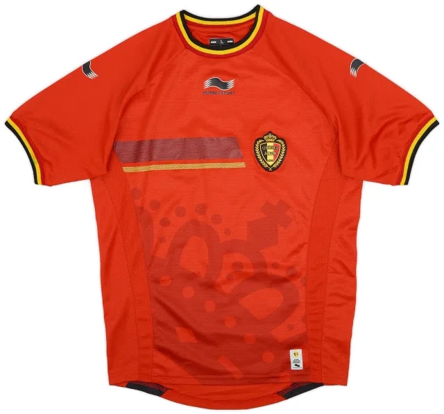 Burrda 2014-15 Belgium Home Shirt - 8/10 - (L)