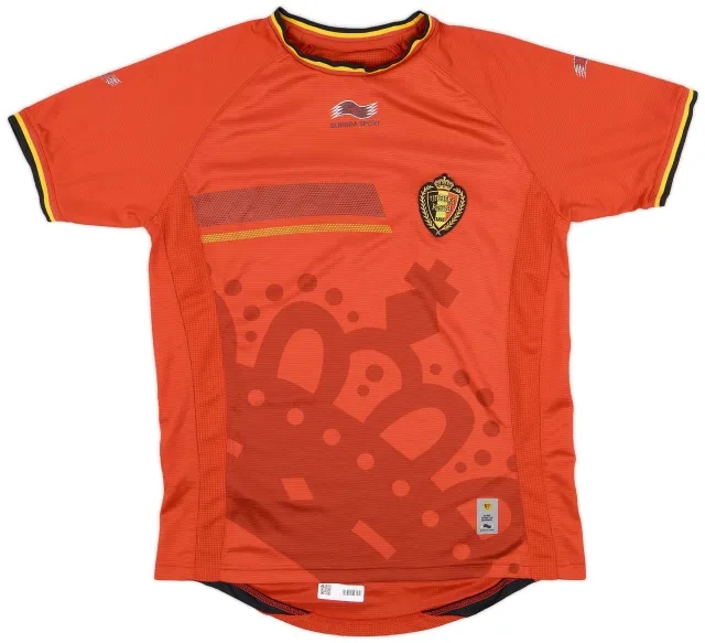 Burrda 2014-15 Belgium Home Shirt - 7/10 - (M)