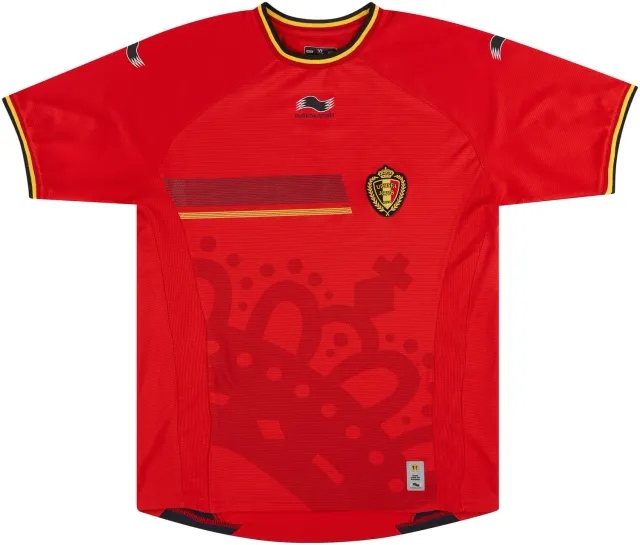 Burrda 2014-15 Belgium Home Shirt - 8/10 - (S)