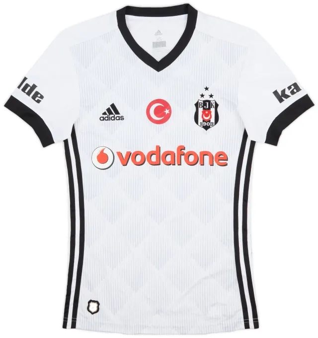 adidas 2017-18 Besiktas Home Shirt - 7/10 - (XS)