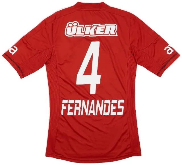 adidas 2012-13 Besiktas Third Shirt Fernandes #4 - 6/10 - (S)