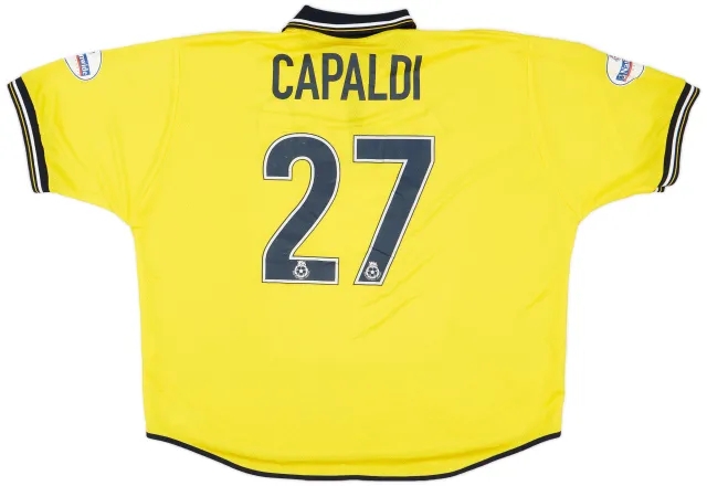 LeCoqSportif 2001-02 Birmingham Match Issue Away Shirt Capaldi #27