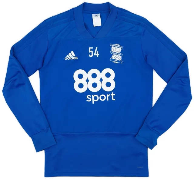 2017-18 Birmingham City Player Issue adidas Drill Top #54 - 8/10 - (S)