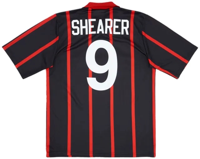 Asics 1994-95 Blackburn Away Shirt Shearer #9 - 9/10 - (L)