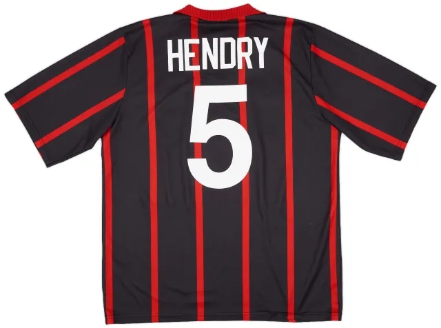 Asics 1994-95 Blackburn Away Shirt Hendry #5 - 8/10 - (XL)