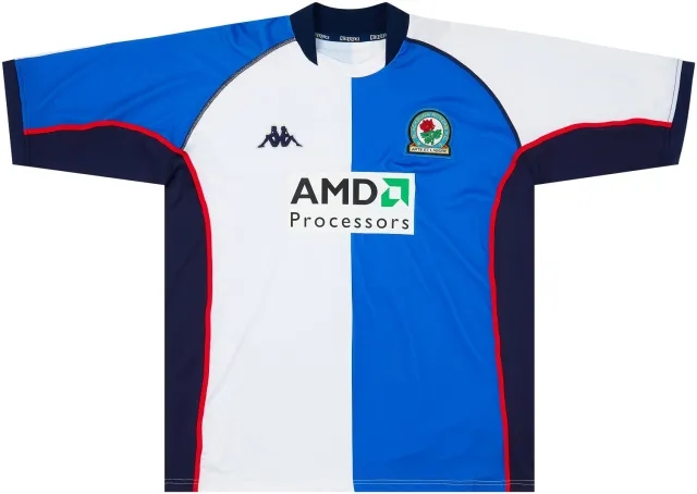Kappa 2002-03 Blackburn Match Issue Home Shirt #17