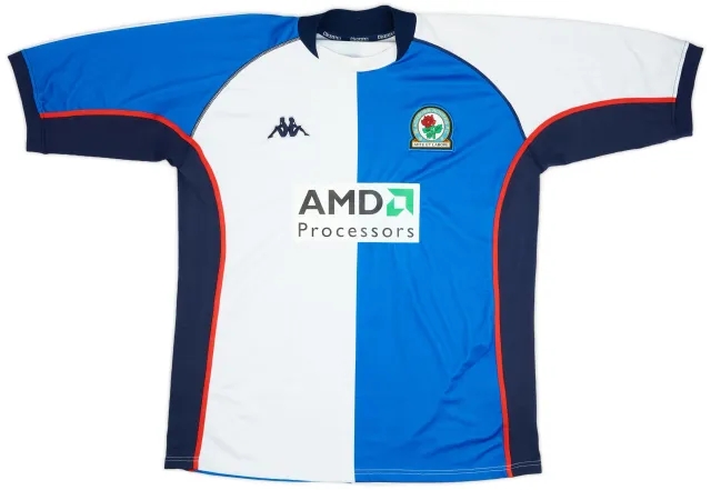 Kappa 2002-03 Blackburn Home Shirt - 7/10 - (XXL)
