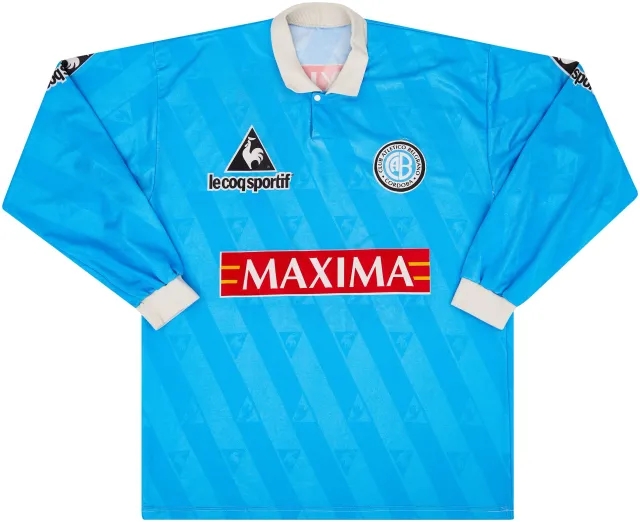 LeCoqSportif 1998-99 Belgrano Home L/S Shirt - 9/10 - (XL)