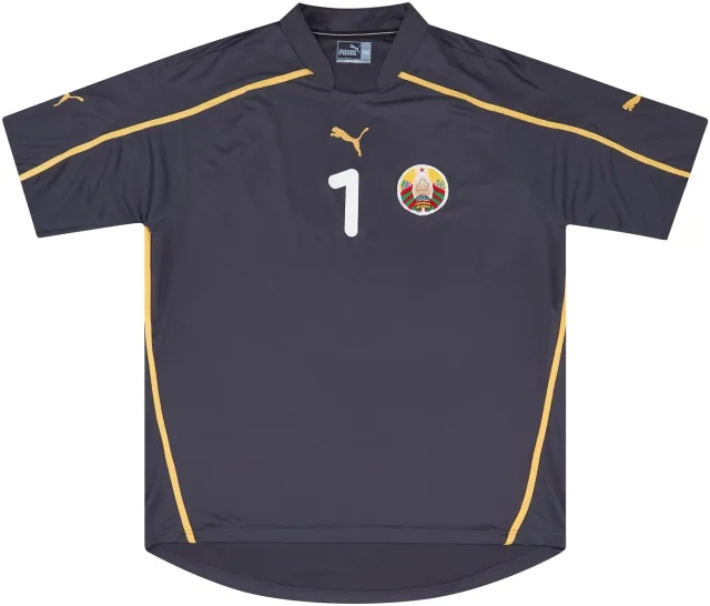 Puma 2008 Belarus Match Issue GK Shirt #1 (Amelchenko) v England