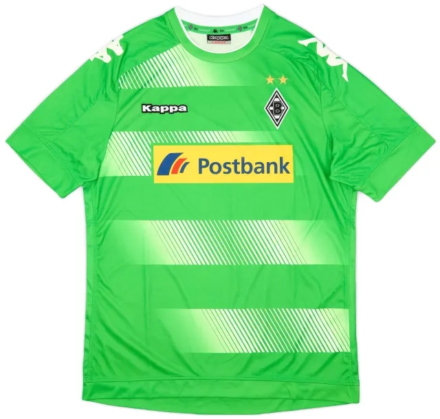 Kappa 2017-18 Borussia Monchengladbach Away Shirt - 9/10 - (L)