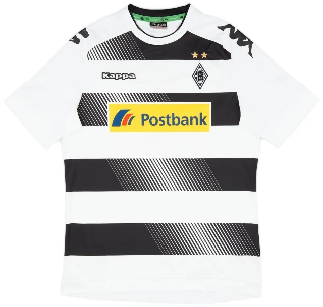 Kappa 2016-17 Borussia Monchengladbach Home Shirt - 9/10 - (L)