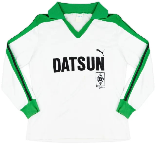 Puma 1980-83 Borussia Monchengladbach Home L/S Shirt - 7/10 - (M)