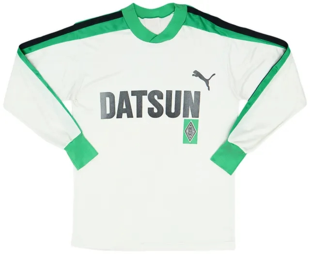 Puma 1979-81 Borussia Monchengladbach Home L/S Shirt - 8/10 - (M)