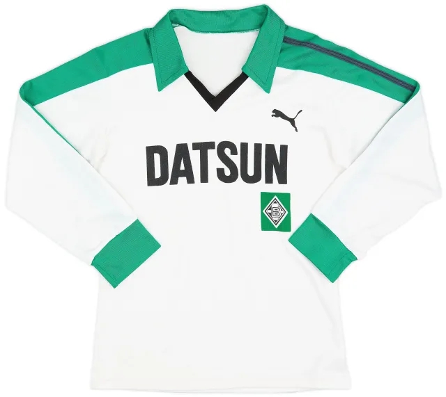 Puma 1981-82 Borussia Monchengladbach Home L/S Shirt - 9/10 - (S)