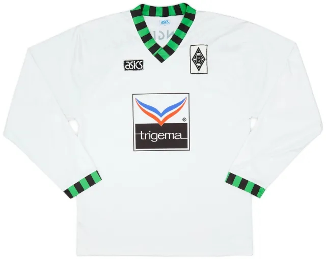 Asics 1992-94 Borussia Monchengladbach Home L/S Shirt - 8/10 - (L)
