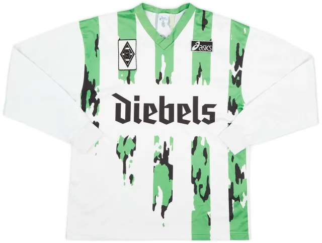 Asics 1994-95 Borussia Monchengladbach L/S Home Shirt - 9/10 - (XS)