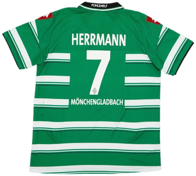 Lotto 2012-13 Borussia Monchengladbach Third Shirt Herrmann #7 - 6/10 - (XL.Boys)