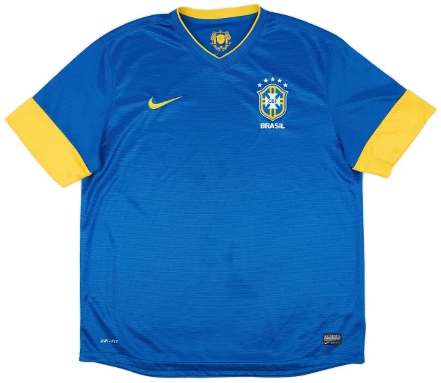 Nike 2012-13 Brazil Away Shirt - 9/10 - (XL)