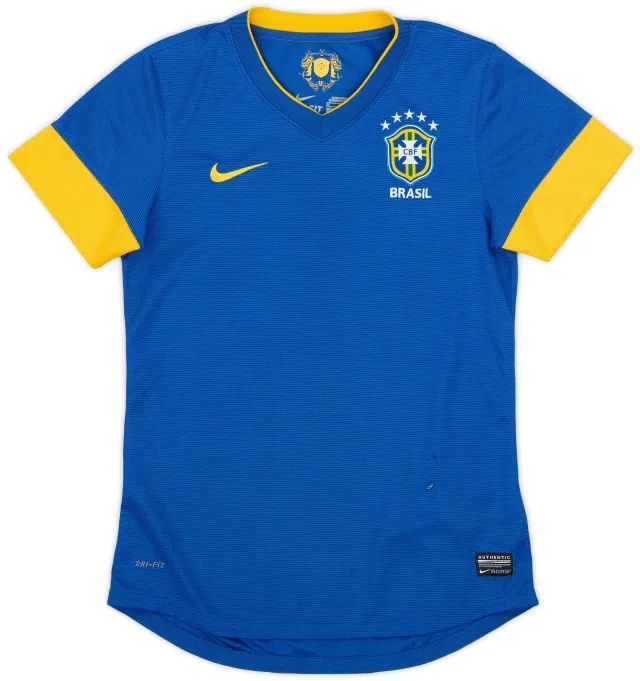 Nike 2012-13 Brazil Away Shirt - 6/10 - (S.Boys)