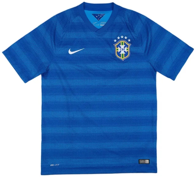 Nike 2014-15 Brazil Away Shirt - 8/10 - (M)