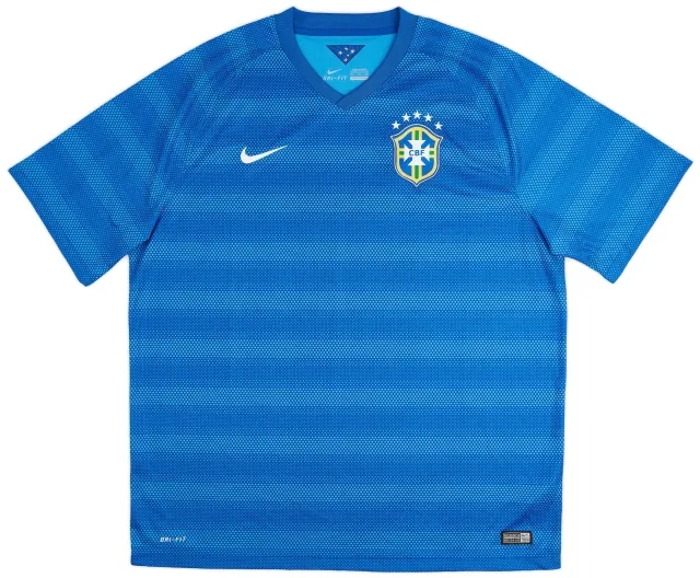 Nike 2014-15 Brazil Away Shirt - 9/10 - (XXL)