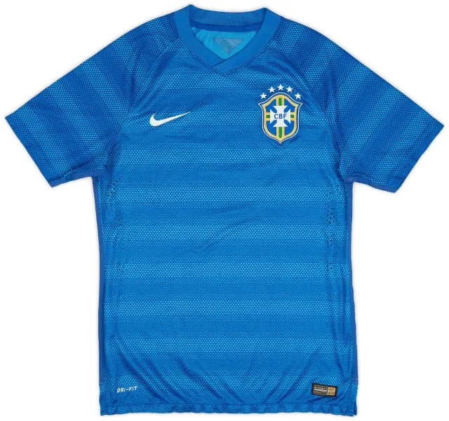 Nike 2014-15 Brazil Player Issue Away Shirt - 6/10 - (M)